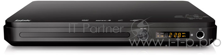 DVD-проигрыватель BBK DVР 033 S (т-с) (темно-серый, поддержка форматов AVI, DivX (ver.3), DivX (ver.4), DivX (ver.5), XviD, MP3, WMA )