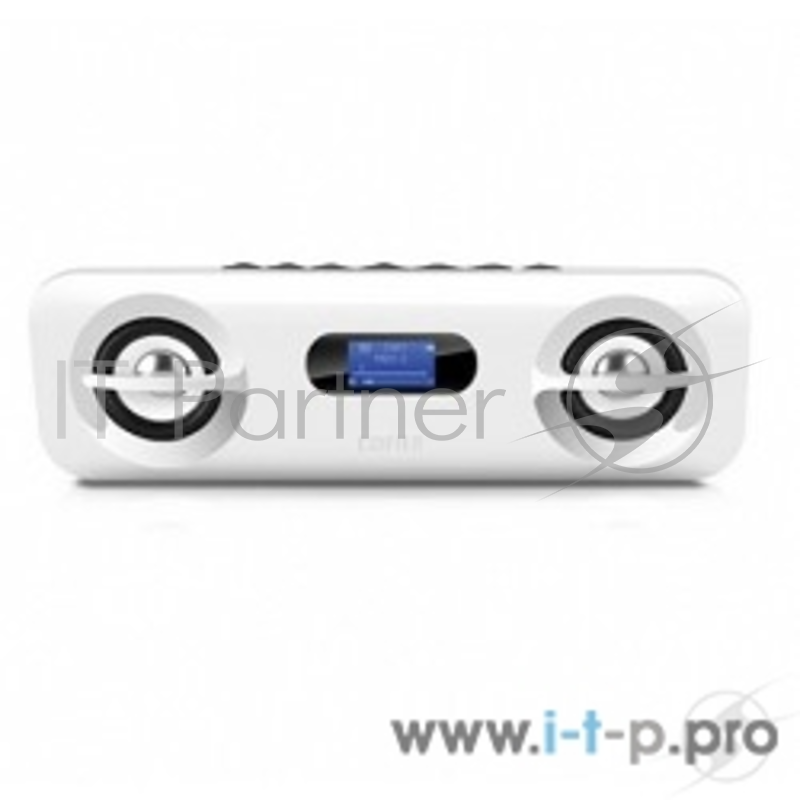 Колонки Edifier MP15 PLUS белый {Активные, 2 x 1,2W RMS, 100-20000Гц, портативные встроенный аккумулятор, SD-card, FM-тюнер}