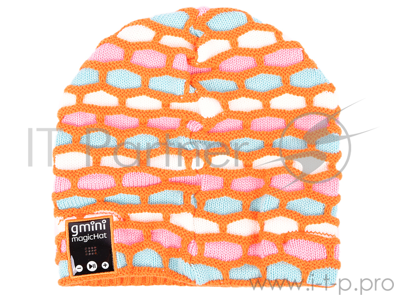 Gmini GM-BTW-E204O, шапка с Bluetooth гарнитурой, оранжевая