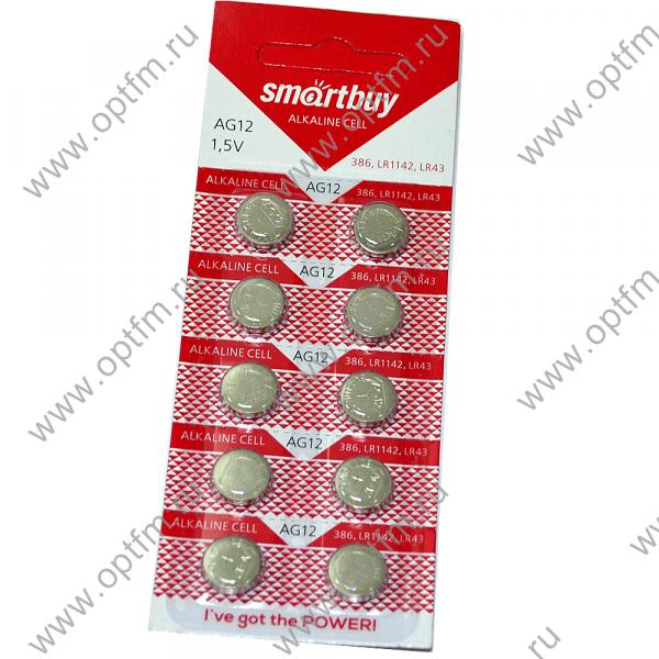 Батарейка часовая SmartBuy AG12/LR1142/LR43 (блистер/10шт)