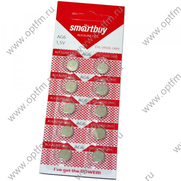 Батарейка часовая SmartBuy AG6/LR920/LR69 (блистер/10шт)