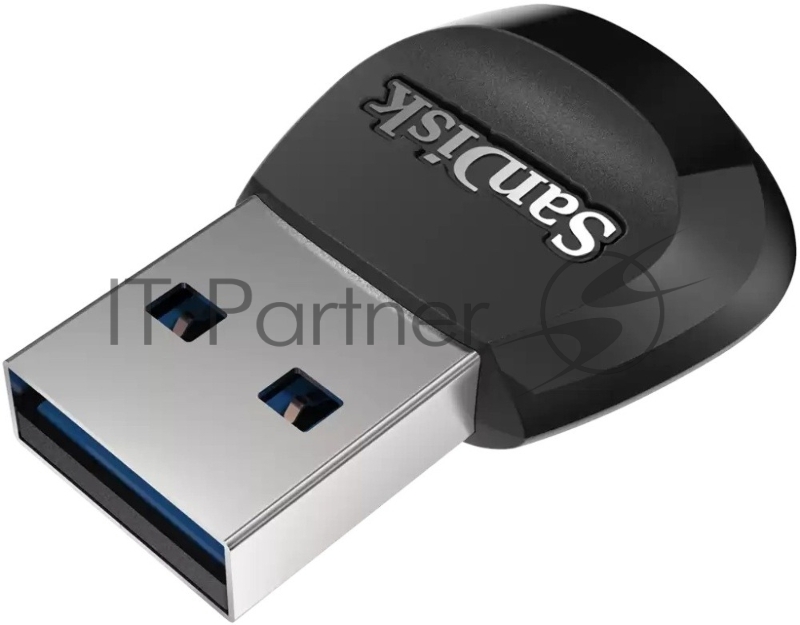 Устройство чтения/записи флеш карт SanDisk, MicroSD, USB 3.0, Черный