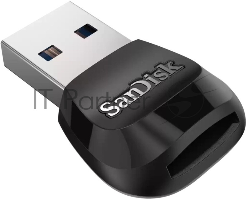 Устройство чтения/записи флеш карт SanDisk, MicroSD, USB 3.0, Черный