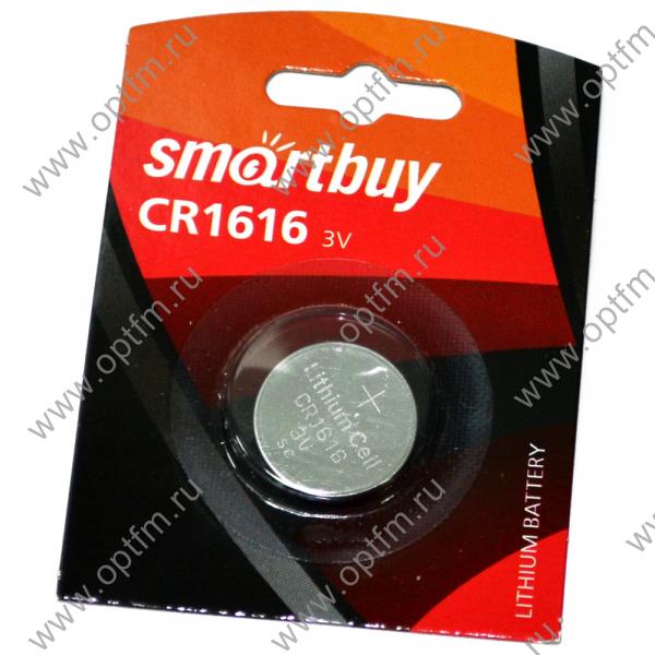 Элемент питания литиевый SmartBuy CR1616 (блистер/1шт)