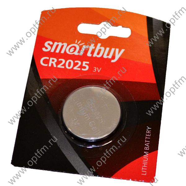 Элемент питания литиевый SmartBuy CR2025 (блистер/1шт)