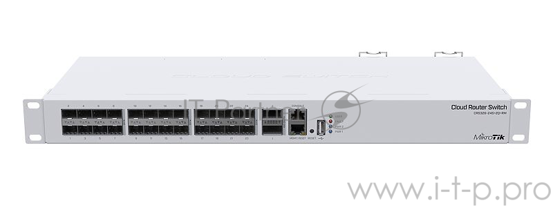 MikroTik CRS326-24S+2Q+RM Коммутатор в стойку, 24х SFP+, 2x QSFP+