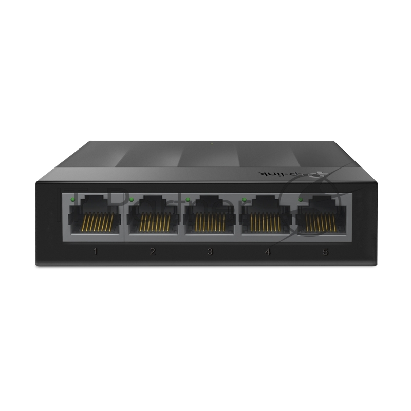 Коммутатор 5 ports Giga Unmanaged switch, 5 10/100/1000Mbps RJ-45 ports, plastic shell, desktop and wall mountable