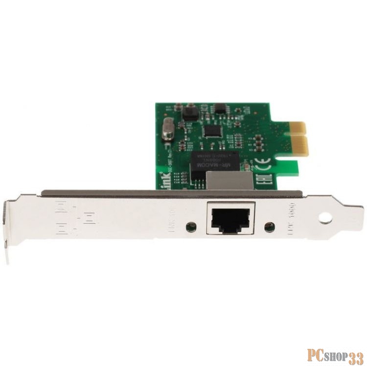 Сетевой адаптер D-LINK DGE-560T/C2A Сетевой PCI Express адаптер с 1 портом 10/100/1000Base-T