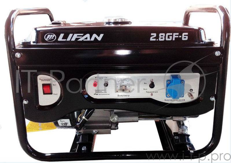 Генератор LIFAN 2.8GF-6 бензиновый 220В 2.8/3кВт 7 лс.