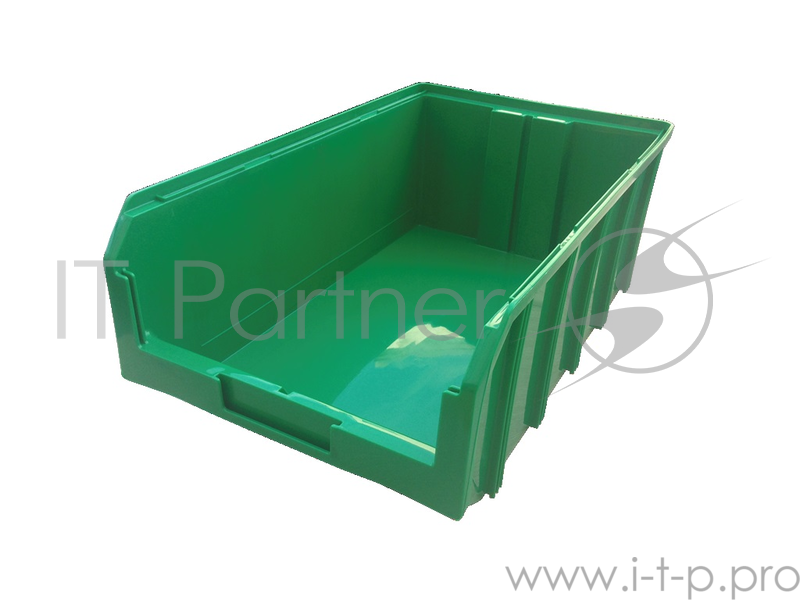 Ящик СТЕЛЛА V-4, зеленый пластик 502х305х184мм
