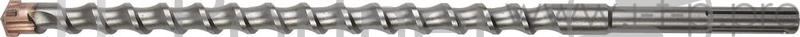 Бур ЗУБР 29350-520-24_z01 SDSMAX Ф24х400/520мм 4 резца спираль шнек