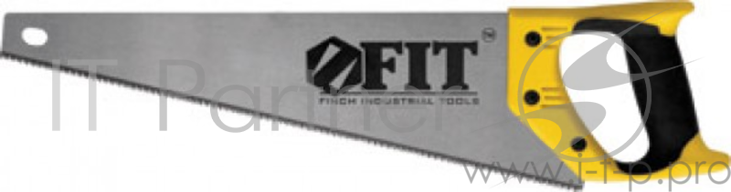 Ножовки,Пилы,Полотна FIT Профи 40473 Ножовка по дереву 3D - заточка,каленая,мелкий зуб для тонкого пиления 350 мм