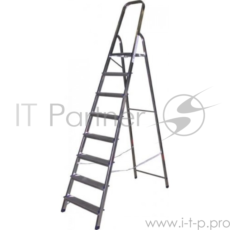 Стремянка RIGGER 100208 8 ступеней раб. высота 3.56м