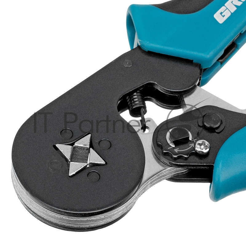 GROSS Клещи для обжима наконечников электропроводов с сечением 0,25-8 мм2 17724