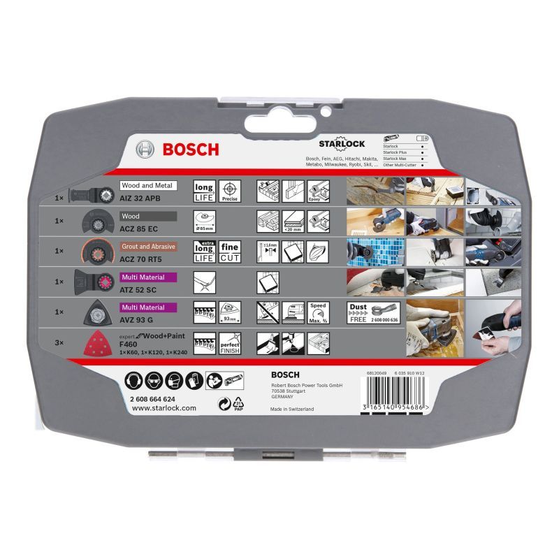 Bosch Набор Starlock универсальный 4+1 2608664*624
