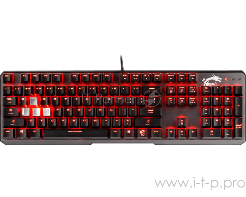 Клавиатура GAMING BLACK RU VIGOR GK60 CR MSI