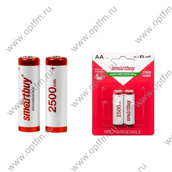 Аккумулятор SmartBuy AA R6 2500mAh (блистер/2шт)