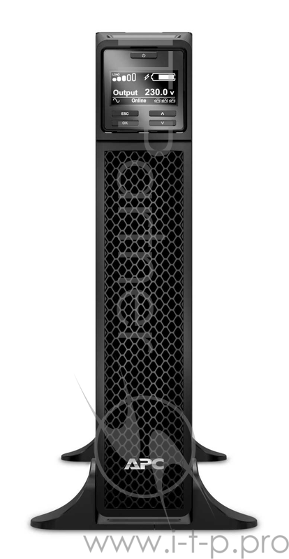 APC Smart-UPS SRT, 1000VA/1000W, On-Line, Extended-run, Black, Tower (Rack 2U convertible), Black
