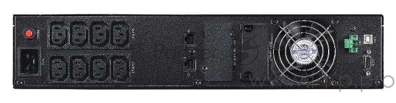 Источник бесперебойного питания UPS Online CyberPower OLS2000ERT2Ua Rack 2000VA/1800W USB/RS-232/SNMP Slot/EPO (3+3) IEC320 C13