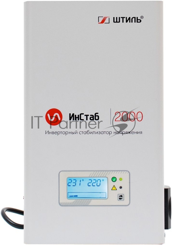 Штиль Однофазный стабилизатор ИнСтаб / 2000 ВА , инверторный / IS2000 /220 В/