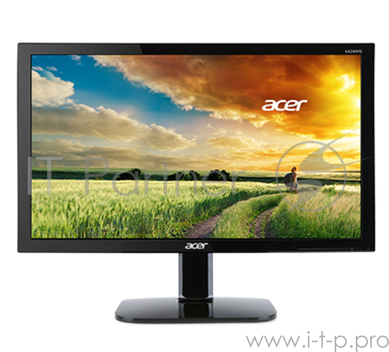 Монитор жидкокристаллический Acer LCD KA240HQBbid 23,6 16:9 1920х1080 TN, nonGLARE, 300cd/m2, H170°/V160°, 100M:1, 1ms, VGA, DVI, HDMI, Tilt, 3Y, Black