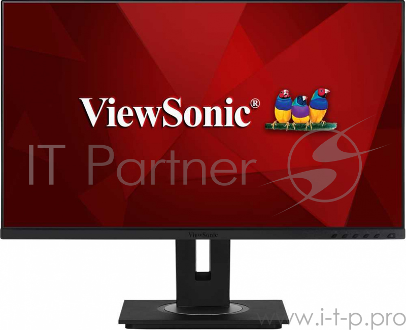 Монитор ViewSonic 27 VG2755-2K черный IPS LED 16:9 HDMI M/M матовая HAS Pivot 1000:1 350cd 178гр/178гр 2560x1440 DisplayPort FHD USB 6.9кг