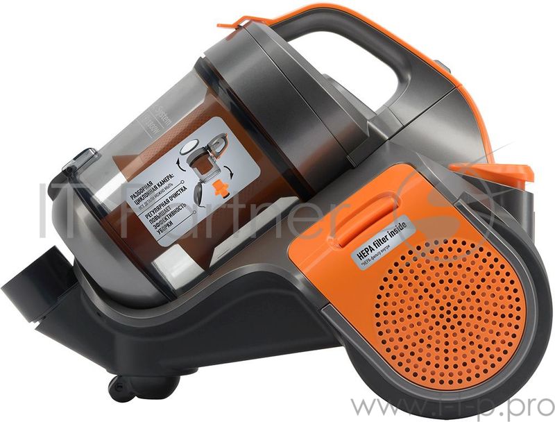 Пылесос Polaris PVC 1817 1800Вт оранжевый/серый