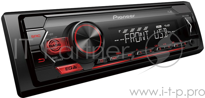 Автомагнитола Pioneer MVH-S120UB 1DIN 4x50Вт