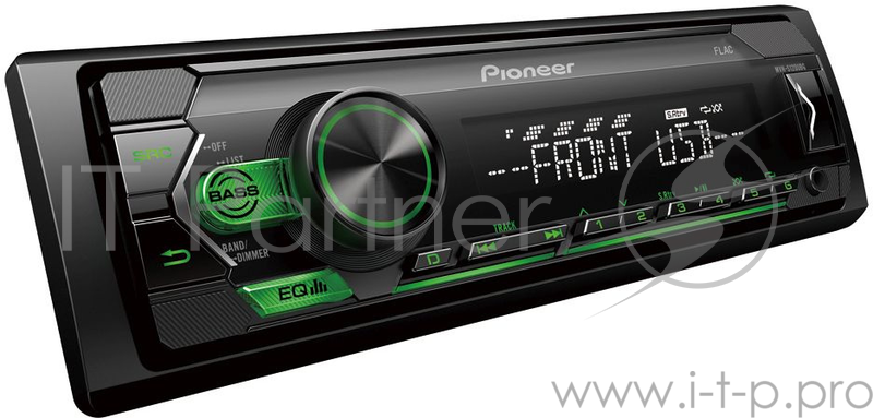 Автомагнитола Pioneer MVH-S120UBG 1DIN 4x50Вт