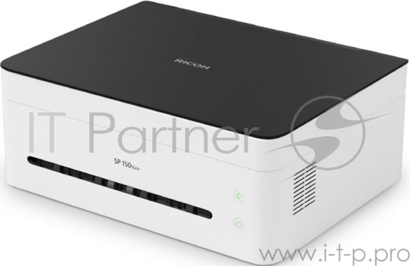 МФУ Ricoh SP 150SUw лазерный принтер/сканер/копир, A4, 22 стр/мин, 1200x600 dpi, подача: 50 лист., USB, Wi-Fi (max 10000 стр/мес. Старт.к-ж 700 стр.)