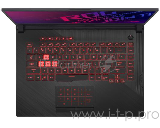 ASUS ROG GL531GU Intel i5 9300H/16Gb/512Gb SSD/No ODD/15.6 FHD IPS Anti glare 120Hz/NVIDIA GeForce GTX 1660Ti 6Gb GDDR6/Camera/Wi-Fi/Win10 Black