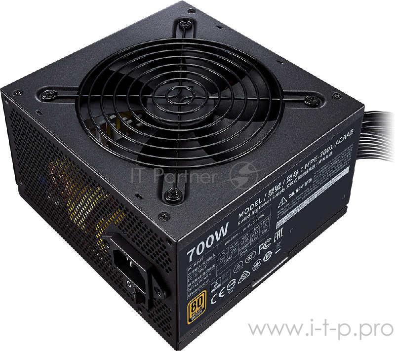 Блок питания 700 Ватт Power Supply Cooler Master MWE Bronze, 700W, ATX, 120mm, 8xSATA, 4xPCI-E(6+2), APFC, 80+ Bronze