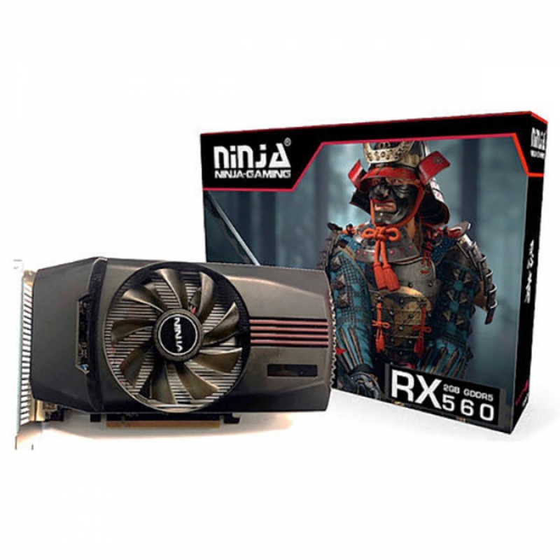 RX 560 (896SP) 4GB GDDR5 128Bit (Dual Link DVI-D/HDMI/DP) (AKRX56045F)