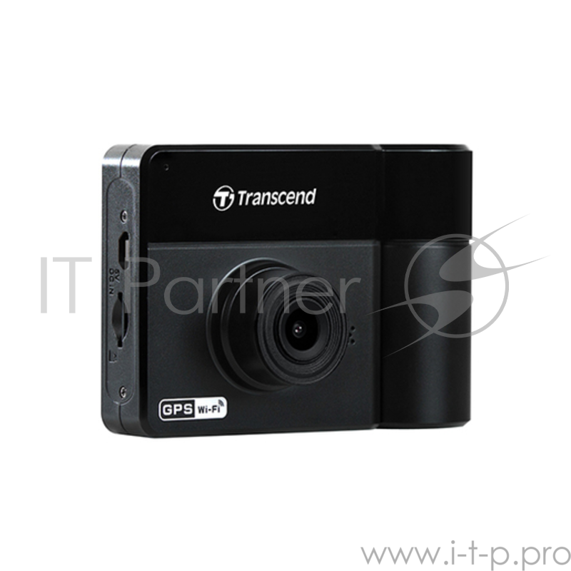 Transcend DrivePro 550 видеорегистратор автомобильный (WIFI + microSD 64Gb, ДВЕ КАМЕРЫ, GPS)