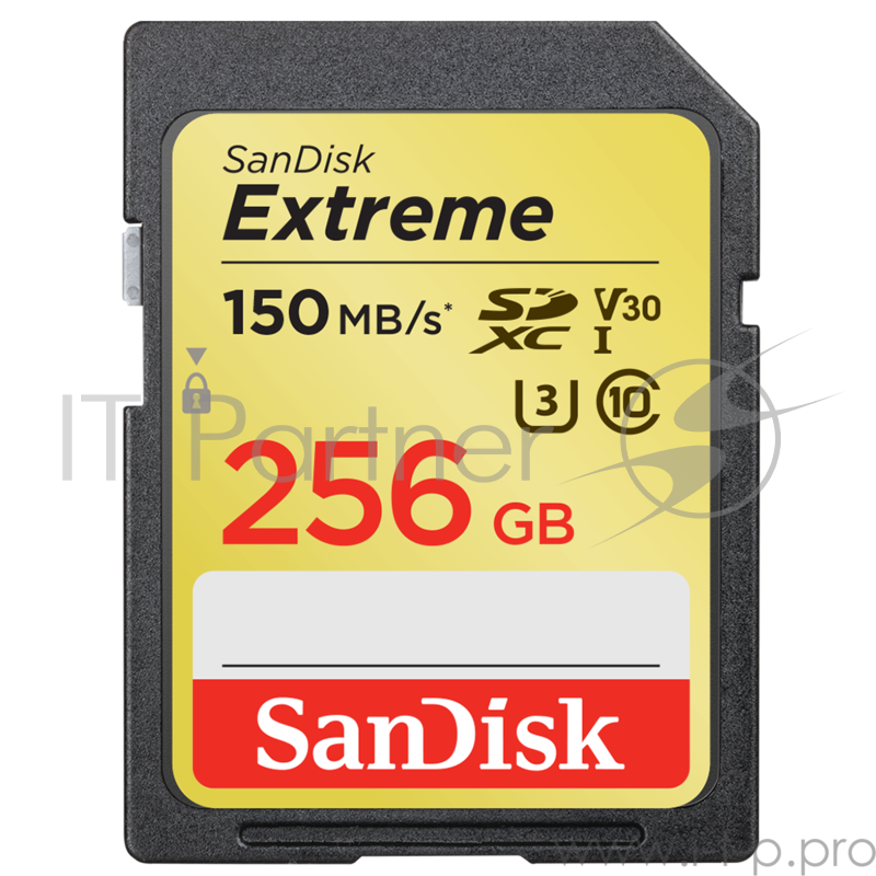 Флеш карта SD 256GB SanDisk SDXC Class 10 V30 UHS-I U3 Extreme 150MB/s