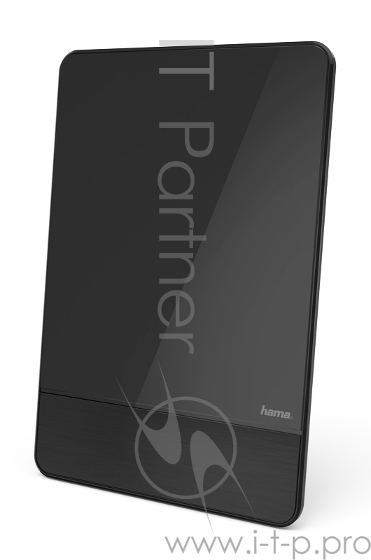 Антенна телевизионная Hama 00121703 активная черный каб.:1.27м