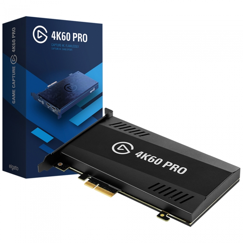 Elgato Game Capture 4K60 Pro MK.2, 4K Gaming streamer, PCI-Ex4, 2xHDMI (pass-trough), 2160p 60 fps, up to 140 Mbps, RTL {16} (10GAS9901)
