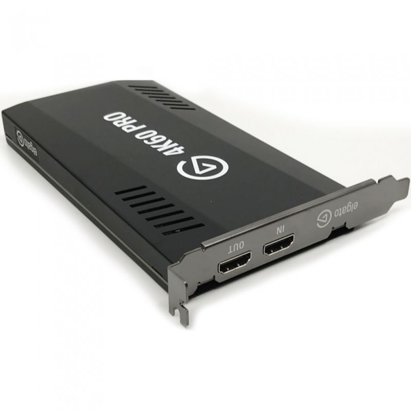 Elgato Game Capture 4K60 Pro MK.2, 4K Gaming streamer, PCI-Ex4, 2xHDMI (pass-trough), 2160p 60 fps, up to 140 Mbps, RTL {16} (10GAS9901)