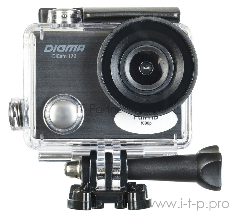 Экшн-камера Digma DiCam 170 черный
