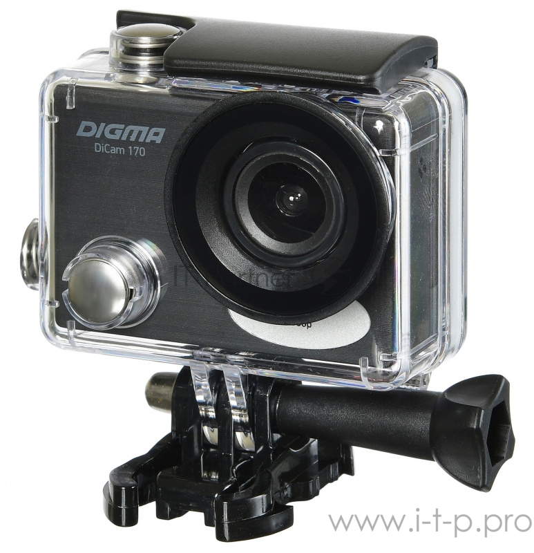 Экшн-камера Digma DiCam 170 черный