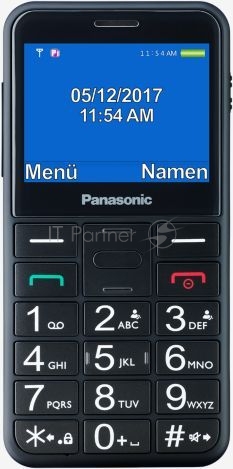 Мобильный телефон Panasonic TU150 черный моноблок 2Sim 2.4