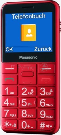 Мобильный телефон Panasonic TU150 красный моноблок 2Sim 2.4