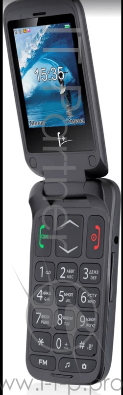 Телефон сотовый F+ Ezzy Trendy 1 Grey, 2.4'' 240х320, 32MB RAM, up to 16GB flash, 0,3Mpix, 2 Sim, BT v2.1, Micro-USB, 800mAh, 89g, 100,8 ммx53 ммx19,5 мм