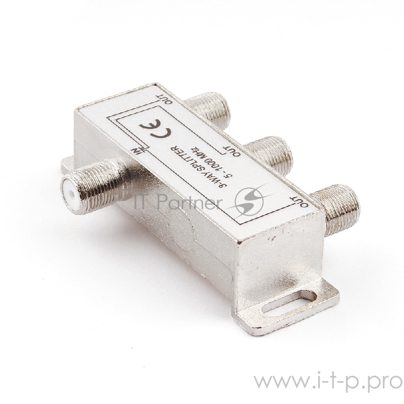 ТВ проф. сплиттер на 3 телевизора, Cablexpert AS-TV-03, 5-1000MHZ