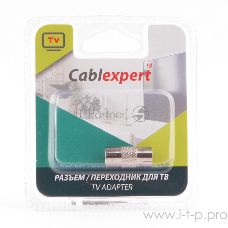 Переходник Cablexpert APL-TVFTVF-01, TV (мама) / TV (мама), блистер