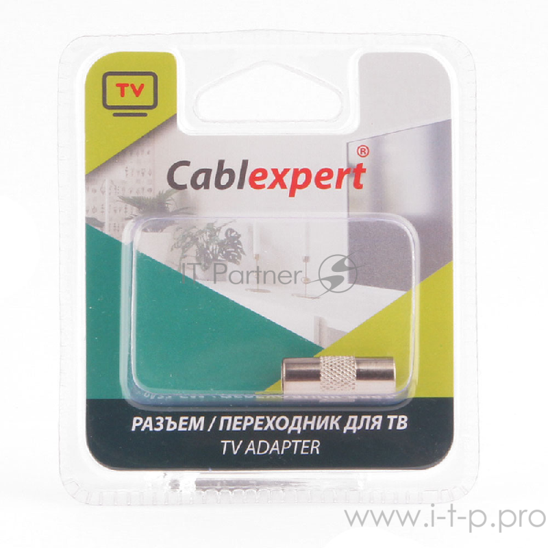 Переходник Cablexpert APL-TVMTVM-01, TV (папа) / TV (папа), блистер