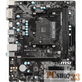 Материнская плата AMD A320 SAM4 MATX A320M-A PRO MSI