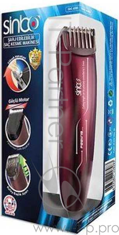 Машинка для стрижки Sinbo SHC-4359 красный