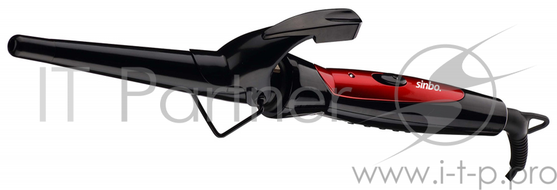 Щипцы Sinbo SHD 7074 25Вт макс.темп.:180С покрытие:керамическое черный/красный