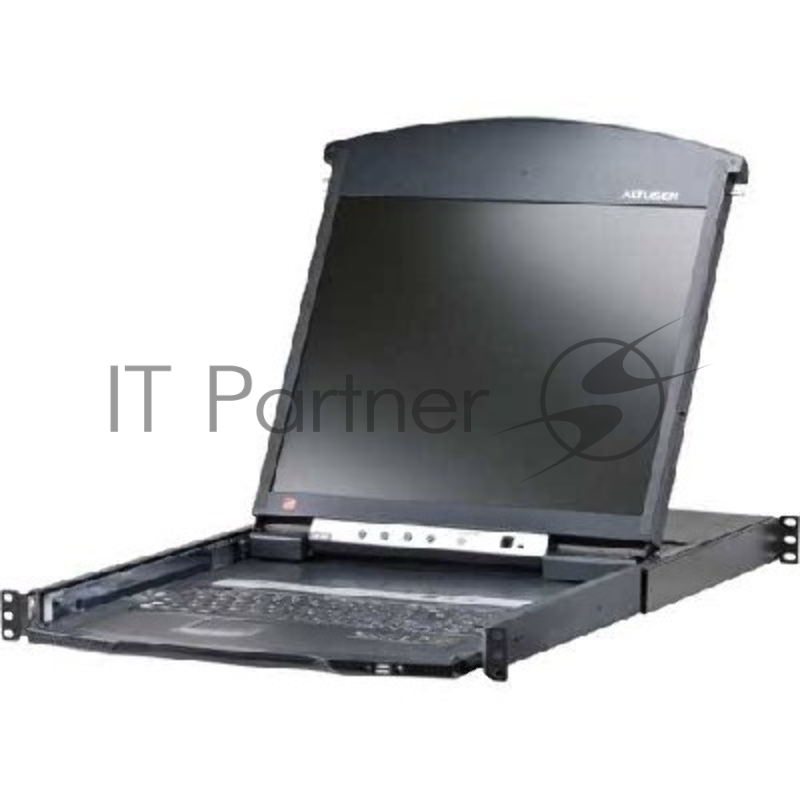 Переключатель консоли электронный, 16 портов PS/2, ж/к экран 17, клав. рус/лат.(Макс. разрешение 1280*1024, макс.частота верт. развертки 75Hz, зерно 0.264*0.264мм, якрость 300кд/м2) 16P CAT-5 DUAL RAIL LCD KVM SW 17INCH